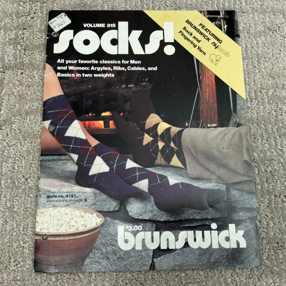 Lot 3 Vintage Knitting Crochet Pattern Books Retro Socks Slippers Leg Warmers